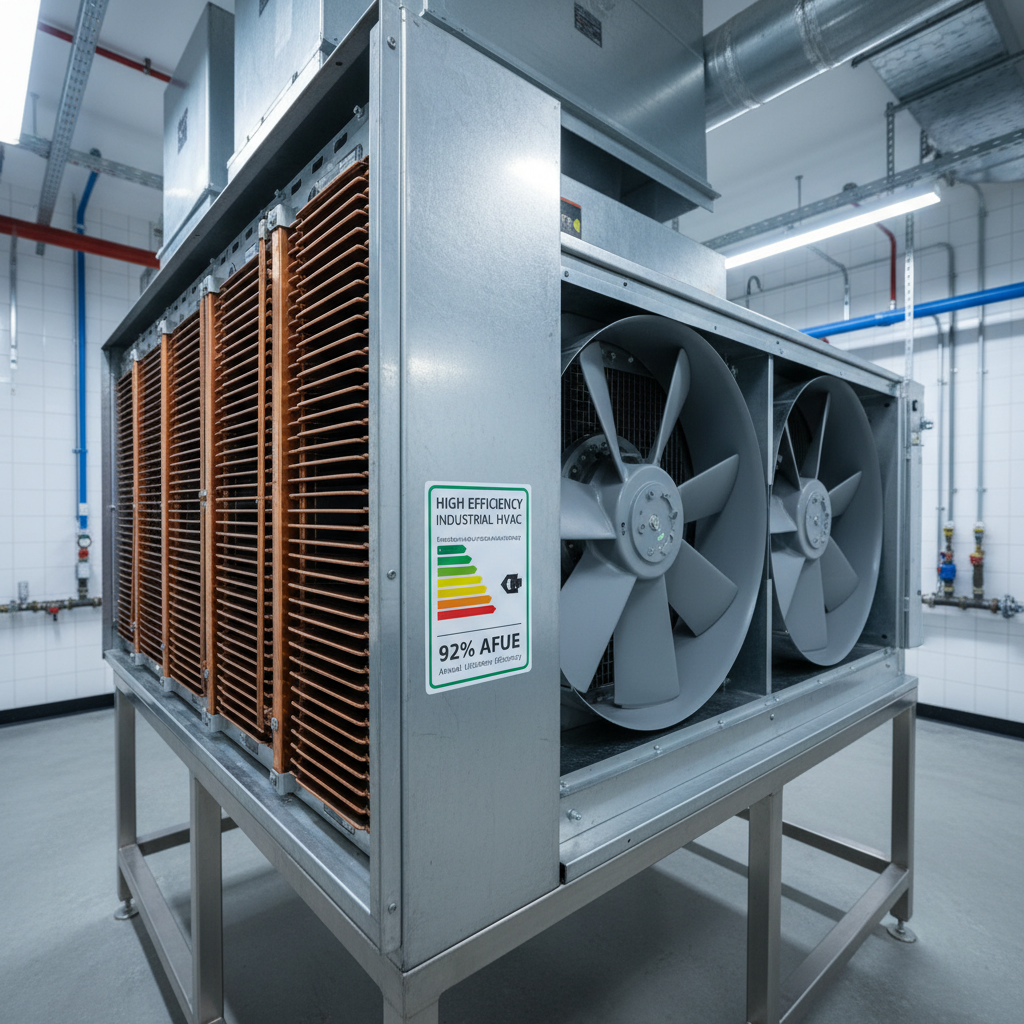 Modern HVAC equipment for energy efficiency